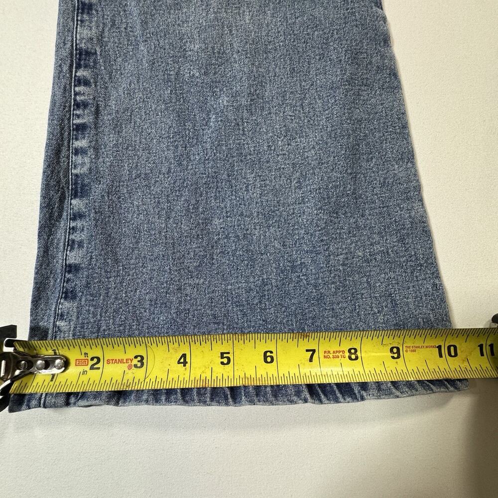 Y2K DG2 16W Flare Jeans Light Wash Stretch Denim Raw Hem 2000s Retro Bootcut - Picture 3 of 8